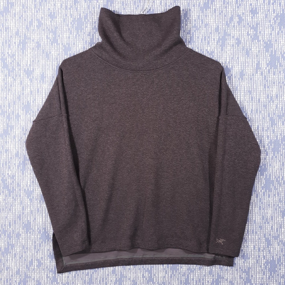 Arc'teryx Laina Funnel Neck Sweater Womens Large Wine Pullover Outdoor